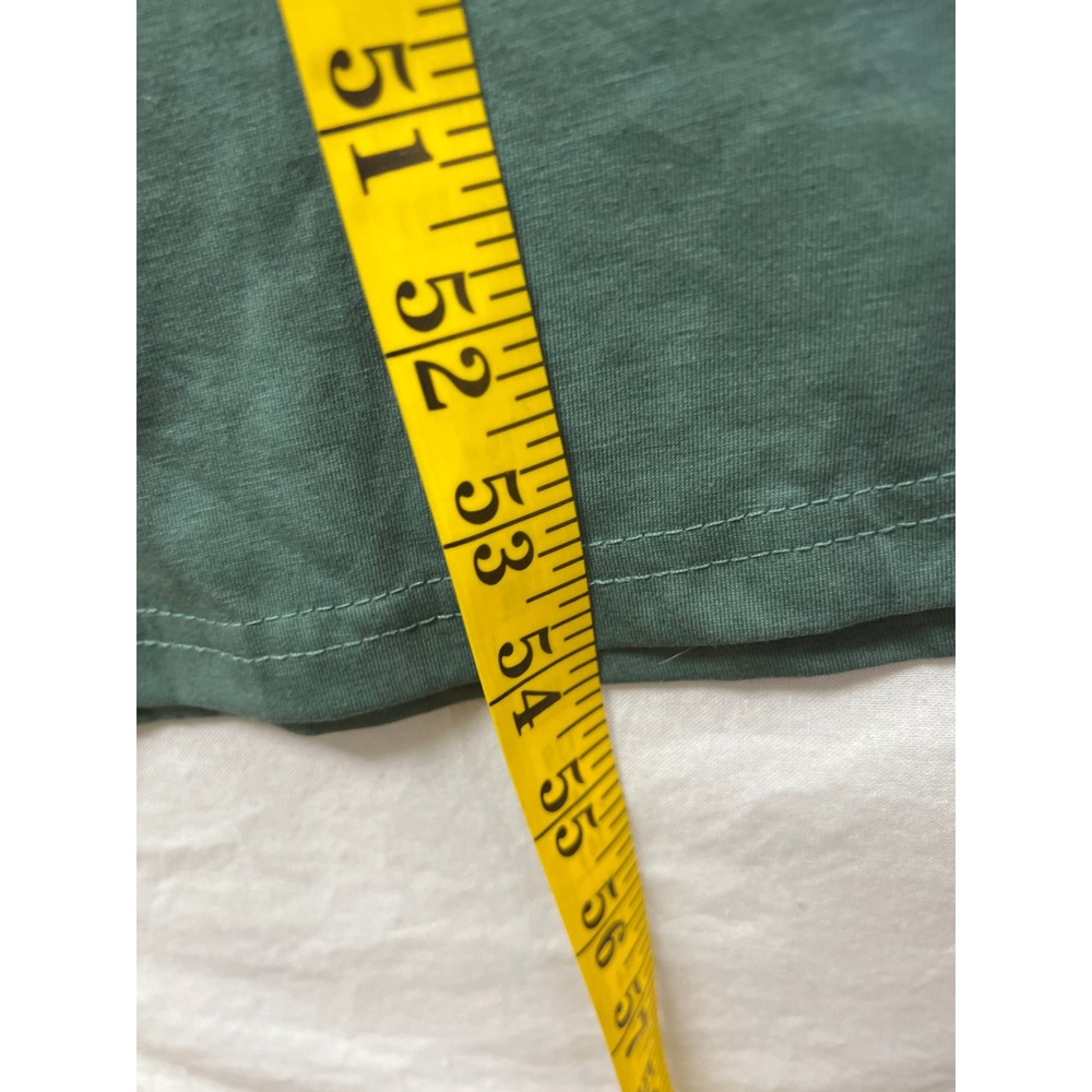 OUGES Maxi Dress Women Medium Green Long Sleeve Wrap V-Neck Jersey Pockets - Picture 6 of 12